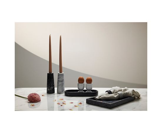 Набор колец для салфеток Marm, d 5 см, белый мрамор, 2 шт., Liberty Jones, фото , изображение 8