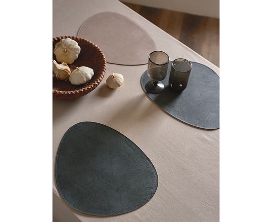 Набор из 4-х двухсторонних сервировочных салфеток Drop, 33х41 см, зеленый/бежевый, Liberty Jones, фото , изображение 3