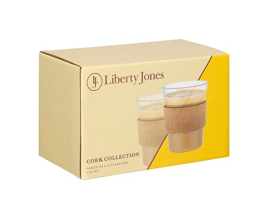 Набор из 2-х стаканов Corc Collection, 450 мл, Liberty Jones, фото , изображение 12