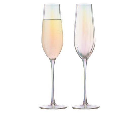 Набор бокалов для шампанского Gemma Opal, 225 мл, 2 шт., Liberty Jones, фото 