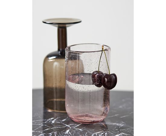 Набор бокалов для вина Flowi, 410 мл, серо-коричневые, 2 шт., Liberty Jones, фото , изображение 2