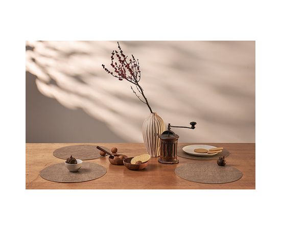 Набор из 2-х сервировочных салфеток Leanera, d 35 см, песочные, Liberty Jones, фото , изображение 4