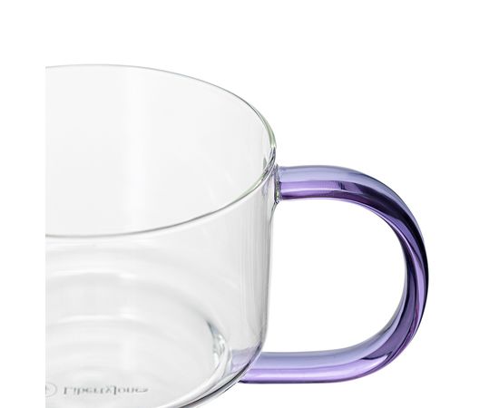 Набор кружек Orb, 400 мл, прозрачные/фиолетовые, 2 шт., Liberty Jones, фото , изображение 8