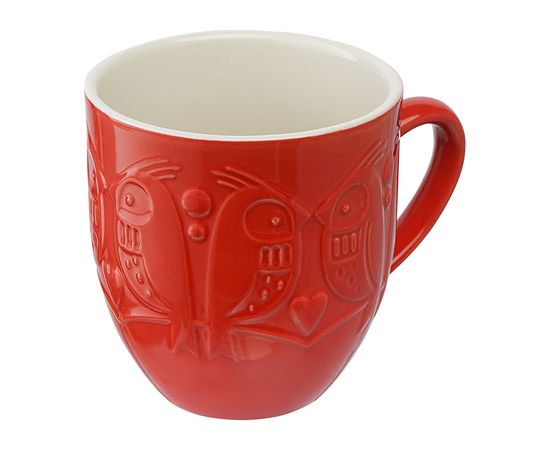 Набор кружек Birds of Paradise, 500 мл, красные, 2 шт., Liberty Jones, фото , изображение 8