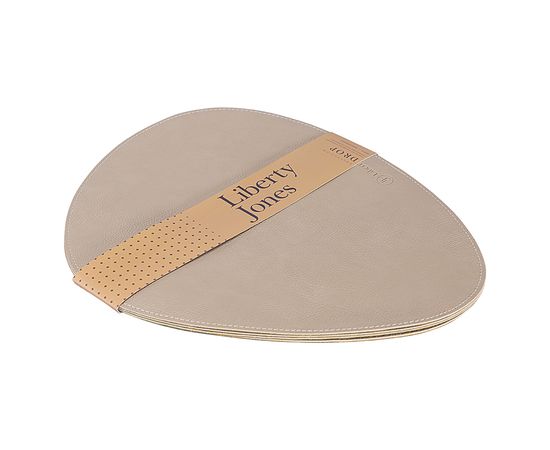 Набор из 4-х двухсторонних сервировочных салфеток Drop, 33х41 см, зеленый/бежевый, Liberty Jones, фото , изображение 9