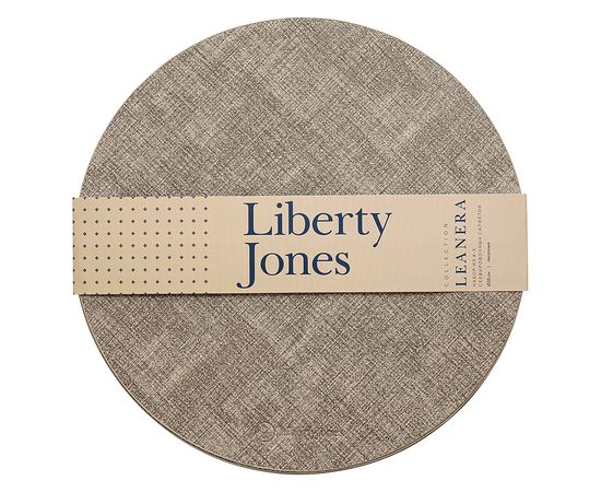 Набор из 4-х сервировочных салфеток Leanera, d 35 см, песочные, Liberty Jones, фото , изображение 11