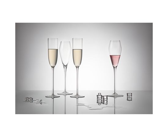 Набор бокалов для шампанского Flavor, 260 мл, 4 шт., Liberty Jones, фото , изображение 4