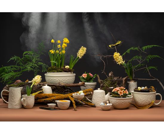 Набор кружек Birds of Paradise, 500 мл, кремовые, 2 шт., Liberty Jones, фото , изображение 2