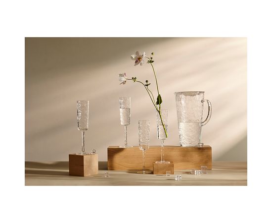 Набор бокалов для шампанского Arctic, 180 мл, прозрачный, 4 шт., Liberty Jones, фото , изображение 2