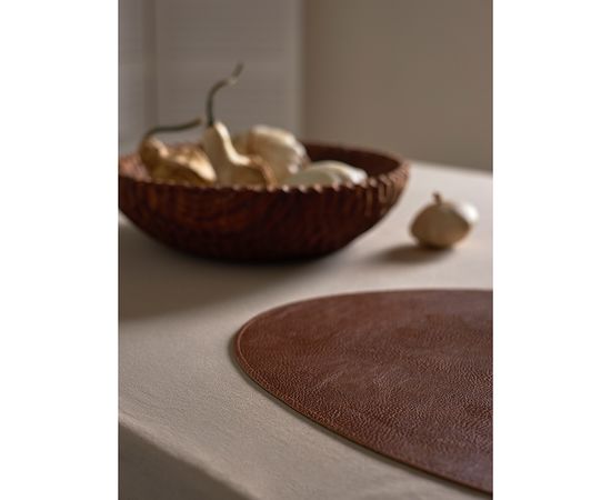 Набор из 4-х двухсторонних сервировочных салфеток Drop, 33х41 см, синий/коричневый, Liberty Jones, фото , изображение 4