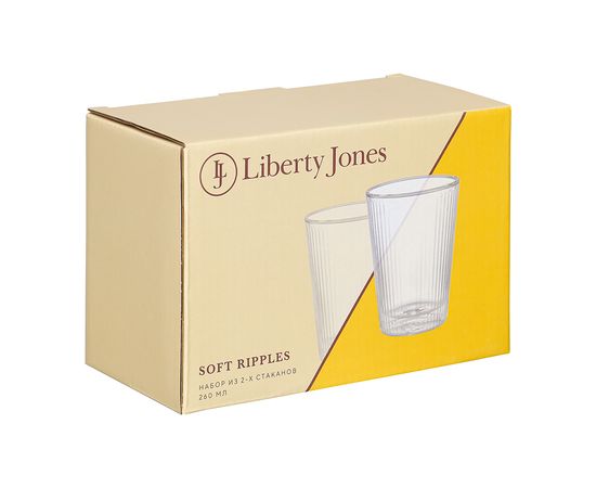 Набор из 2-х стаканов Soft Ripples, 260 мл, Liberty Jones, фото , изображение 9