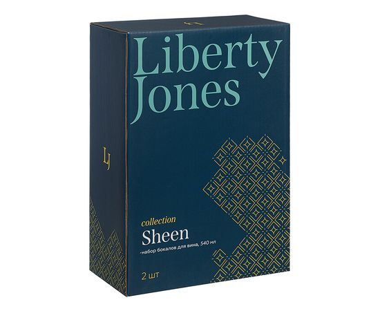 Набор бокалов для вина Sheen, 540 мл, 2 шт., Liberty Jones, фото , изображение 7