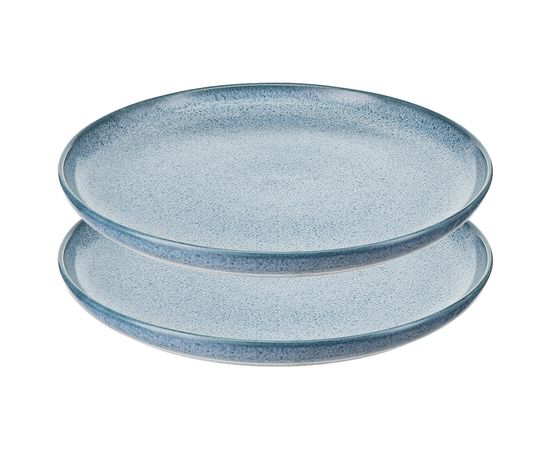 Набор обеденных тарелок Blueberry, d 26 см, синие, 2 шт., Liberty Jones, фото 