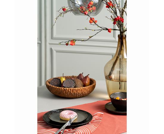 Набор тарелок Dots, d 21 см, черные, 2 шт., Liberty Jones, фото , изображение 4