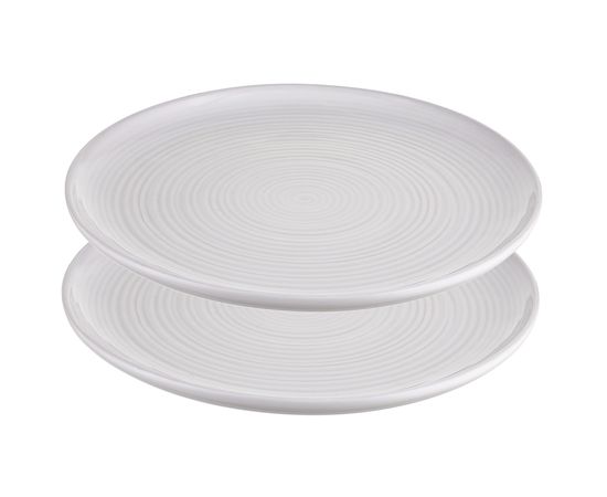 Набор обеденных тарелок In The Village, d 28 см, белые, 2 шт., Liberty Jones, фото 