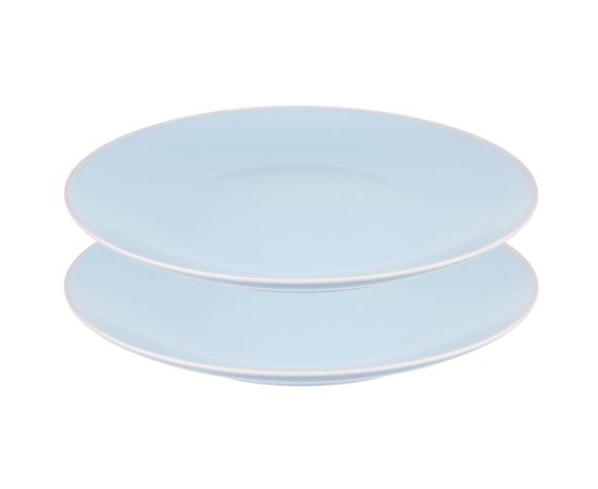 Набор обеденных тарелок Simplicity, d 26 см, голубые, 2 шт., Liberty Jones, фото 