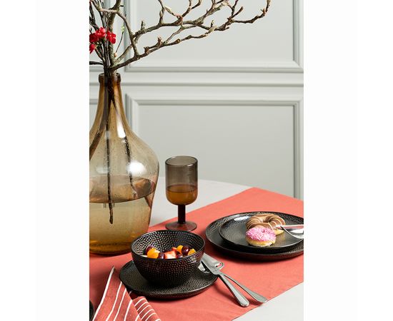 Набор тарелок Dots, d 21 см, черные, 2 шт., Liberty Jones, фото , изображение 3