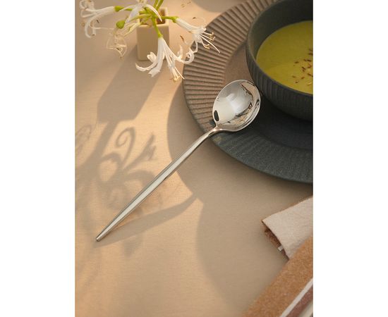 Набор столовых приборов Globe, серебристые, 16 пред., Liberty Jones, фото , изображение 11