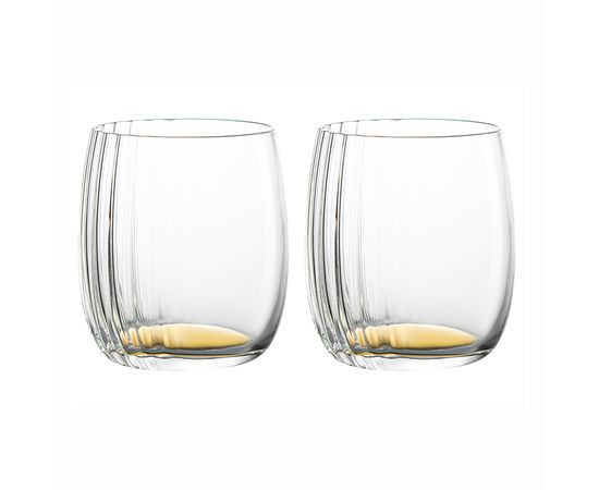 Набор стопок Alice в подарочной упаковке, 70 мл, золотистые, 2 шт., Liberty Jones, фото 