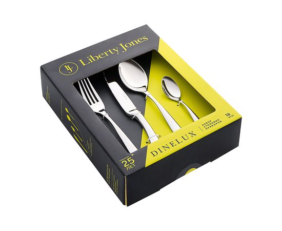 Набор столовых приборов Dinelux, 16 пред., Liberty Jones, фото , изображение 11