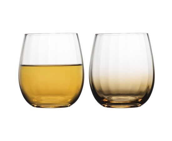 Набор стаканов для воды Gemma Amber, 460 мл, 2 шт., Liberty Jones, фото 