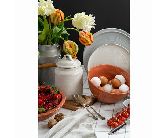 Набор обеденных тарелок In The Village, d 28 см, серые, 2 шт., Liberty Jones, фото , изображение 4