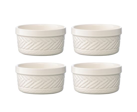 Набор рамекинов Country Mill, 260 мл, светло-бежевые, 4 шт., Liberty Jones, фото 