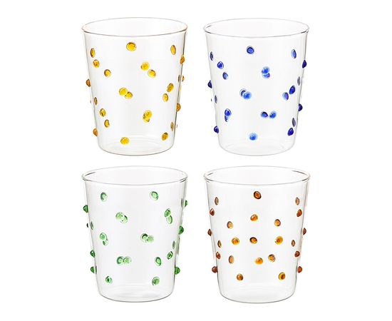 Набор стаканов Pom-pon, 425 мл, 4 шт., Liberty Jones, фото 