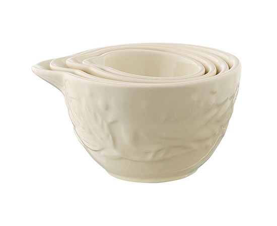 Набор мерных чаш Birds of Paradise, кремовые, 4 шт., Liberty Jones, фото 