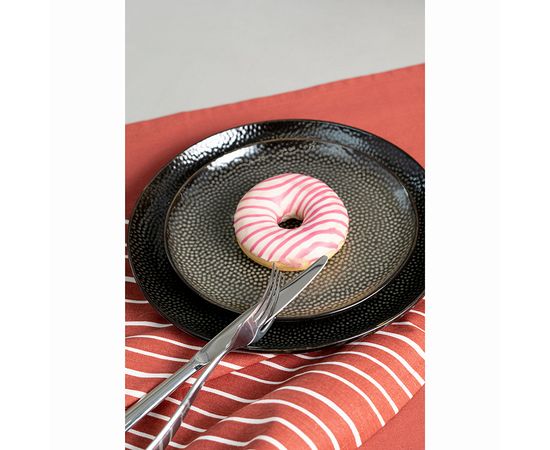 Набор обеденных тарелок Dots, d 26 см, черные, 2 шт., Liberty Jones, фото , изображение 4