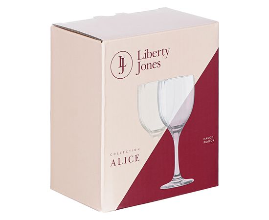 Набор рюмок Alice в подарочной упаковке, 65 мл, 2 шт., Liberty Jones, фото , изображение 8