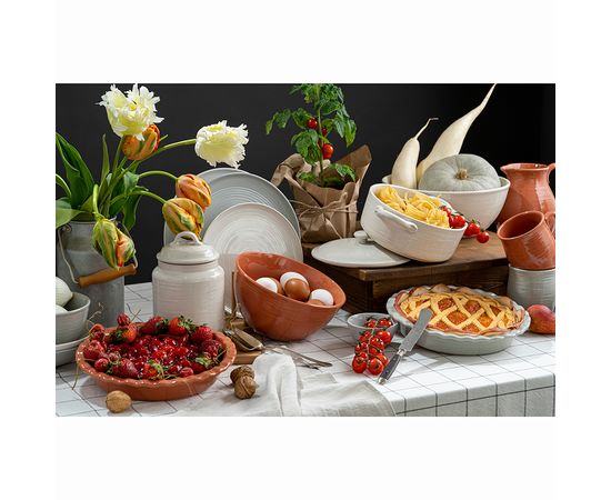 Набор обеденных тарелок In The Village, d 28 см, серые, 2 шт., Liberty Jones, фото , изображение 3