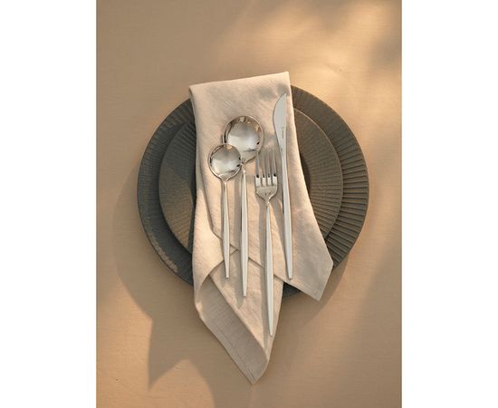 Набор столовых приборов Globe, серебристые, 16 пред., Liberty Jones, фото , изображение 2