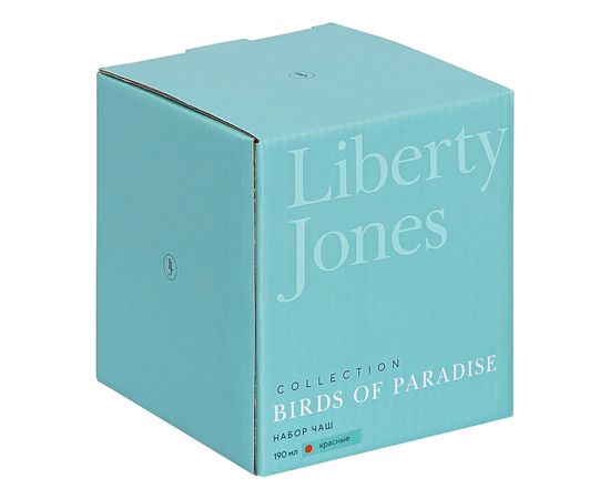 Набор пиал Birds of Paradise, 190 мл, красные, 2 шт., Liberty Jones, фото , изображение 8