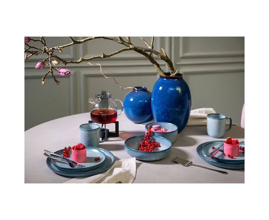 Набор обеденных тарелок Blueberry, d 26 см, синие, 2 шт., Liberty Jones, фото , изображение 2