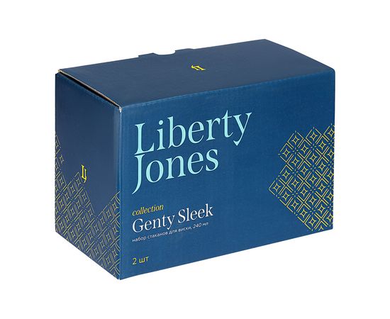 Набор стаканов для виски Genty Sleek, 240 мл, 2 шт., Liberty Jones, фото , изображение 12