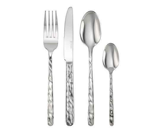 Набор столовых приборов Fluid, серебристые, 16 пред., Liberty Jones, фото 