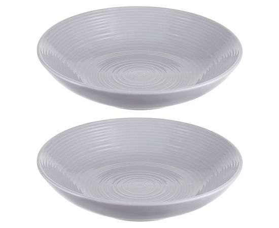 Набор тарелок для пасты In The Village, d 21,5 см, серые, 2 шт., Liberty Jones, фото 
