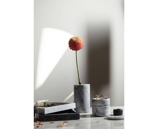 Органайзер для кухонных принадлежностей Marm, d 10х17 см, белый мрамор, Liberty Jones, фото , изображение 6