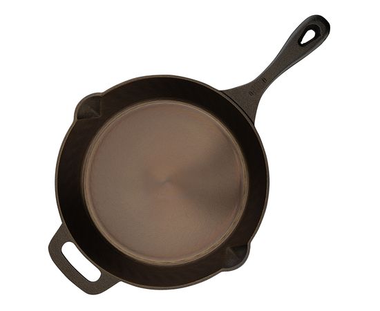 Сковорода чугунная Brasen с масляной полировкой, d 25 см, Liberty Jones, фото , изображение 10