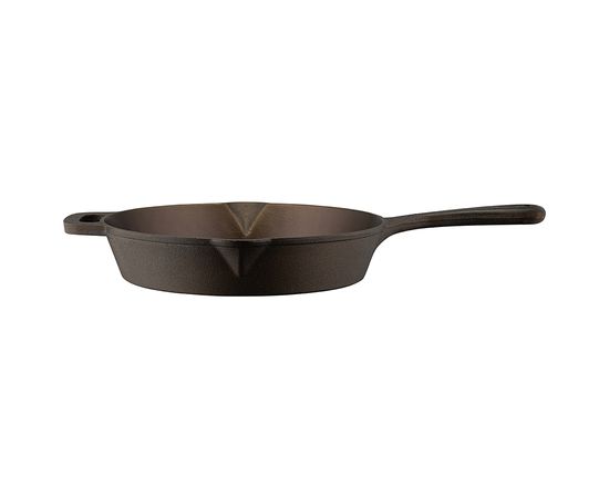 Сковорода чугунная Brasen с масляной полировкой, d 25 см, Liberty Jones, фото , изображение 8