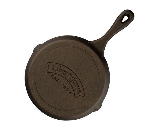 Сковорода чугунная Brasen с масляной полировкой, d 21 см, Liberty Jones, фото , изображение 7