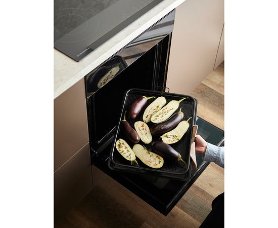 Противень для запекания с решеткой-гриль Roast Masters, 36х45 см, черный, Liberty Jones, фото , изображение 4