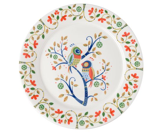 Тарелка Love Birds из коллекции Birds of Paradise, d 28 см, Liberty Jones, фото 
