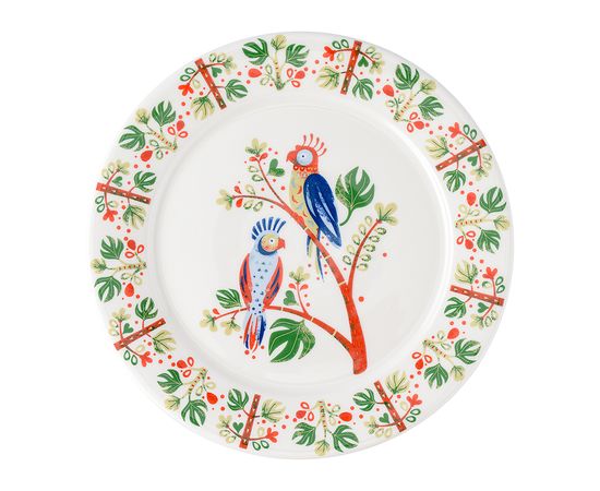 Тарелка Parrot из коллекции Birds of Paradise, d 21 см, Liberty Jones, фото 