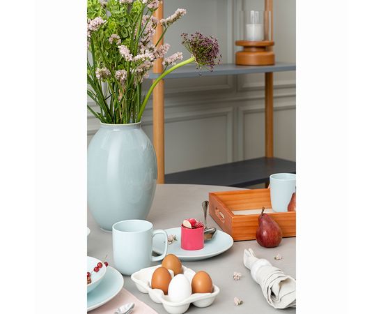 Подставка для яиц Simplicity, 18,6х12,4 см, белая, Liberty Jones, фото , изображение 2