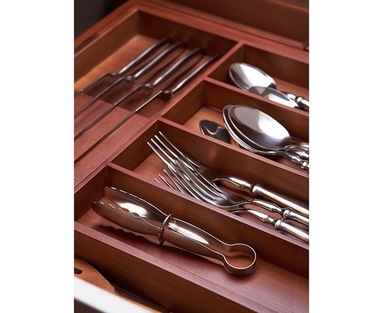 Органайзер для столовых приборов с держателем для ножей раздвижной Bambox, 32,5х43 см, Liberty Jones, фото , изображение 6