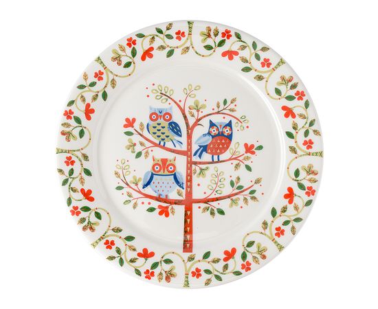 Тарелка Owl из коллекции Birds of Paradise, d 21 см, Liberty Jones, фото 