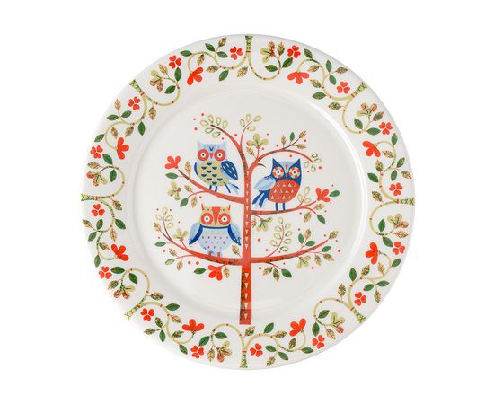 Набор тарелок Owl из коллекции Birds of Paradise в подарочной упаковке, d 21 см, 2 шт., Liberty Jones, фото , изображение 6