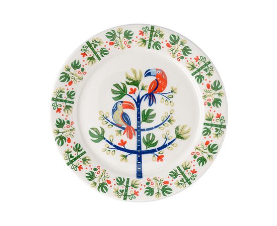 Тарелка Toucan из коллекции Birds of Paradise, d 18 см, Liberty Jones, фото 